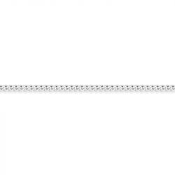 Chaîne gourmette 1,00 mm edora diamantée or 375 ‰ blanc edo9kg30gr - colliers-or-375-1000 - edora - 1