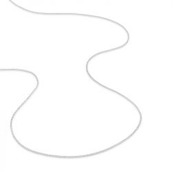 Chaîne gourmette 1,00 mm edora diamantée or 375 ‰ blanc edo9kg30gr - colliers-or-375-1000 - edora - 2