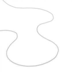 Chaîne gourmette 0,88 mm edora diamantée or 375 ‰ blanc edo9kg25gr - colliers-or-375-1000 - edora - 2