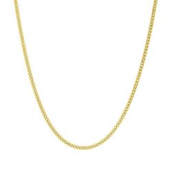 Chaîne gourmette 1,35 mm  edora diamantée or 375 ‰ jaune edo9kg40 - colliers-or-375-1000 - edora - 0