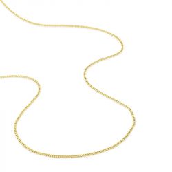 Chaîne gourmette 1,35 mm  edora diamantée or 375 ‰ jaune edo9kg40 - colliers-or-375-1000 - edora - 2