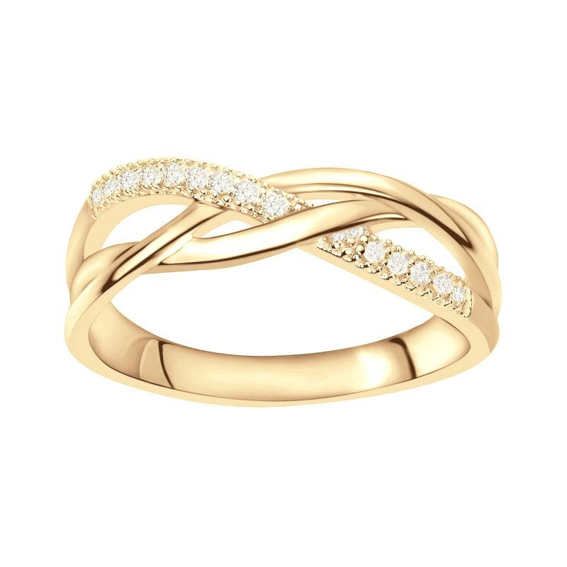 Bague femme edora vermeil jaune et oxydes edov610011zb - bagues-vermeil - edora