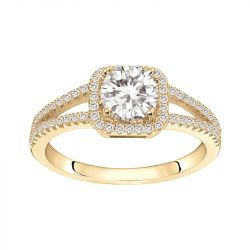 Bague femme EDORA Vermeil jaune et oxydes EDOV610007ZB