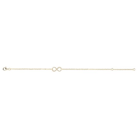 Bracelet femme infini edora vermeil jaune et oxydes edov630005zb – bracelets vermeil