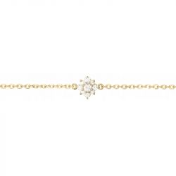 Bracelet femme edora vermeil jaune et oxydes edov630011zb - bracelets-vermeil - edora - 0