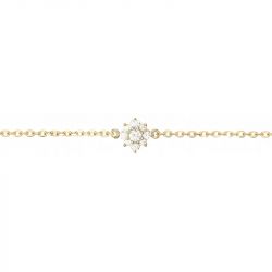 Bracelet femme edora vermeil jaune et oxydes edov630011zb - bracelets-vermeil - edora - 1