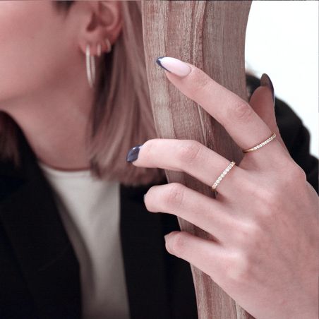 Alliances femme: alliance femme or, argent & bague de mariage - bagues-vermeil - edora - 2