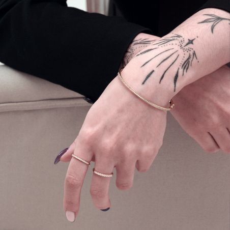 Bague plaqué or: bague homme & femme plaqué or - bijouterie - bagues-plaque-or - edora - 2