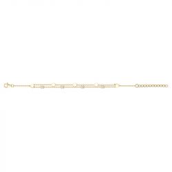 Bracelet femme edora vermeil jaune et oxydes edov630014zb - bracelets-vermeil - edora - 2