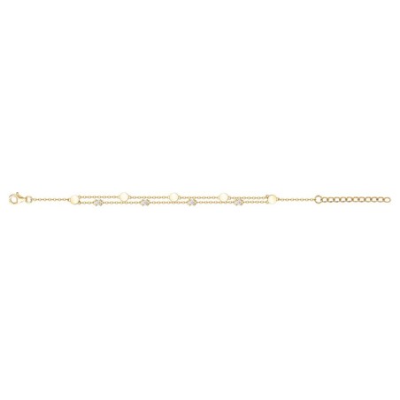 Bracelet femme edora vermeil jaune et oxydes edov630014zb – bracelets vermeil