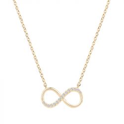 Collier femme infini edora vermeil jaune et oxydes edov670001zb - colliers-vermeil - edora - 0