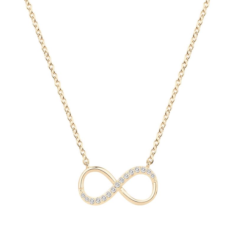 Collier femme infini edora vermeil jaune et oxydes edov670001zb - colliers-vermeil - edora