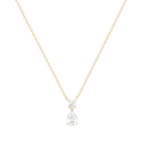 Collier femme EDORA Vermeil jaune et oxydes EDOV670010ZB