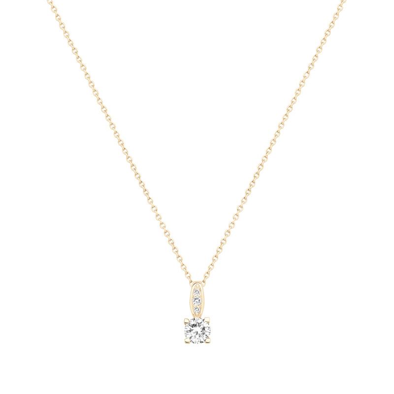 Collier femme edora vermeil jaune et oxydes edov670017zb - colliers-vermeil - edora