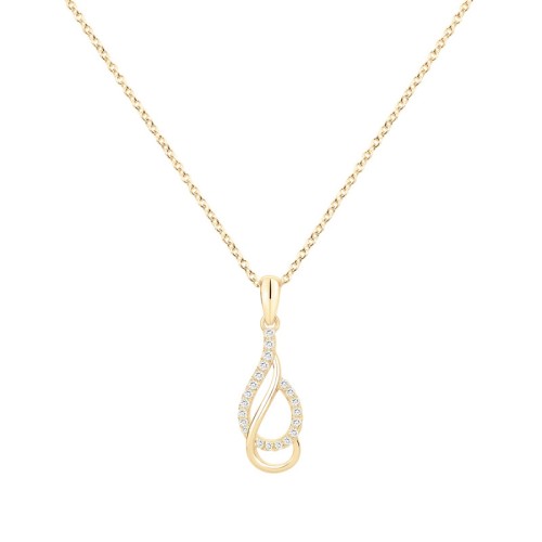 Collier femme EDORA Vermeil jaune et oxydes EDOV670020ZB