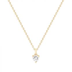 Collier femme edora vermeil jaune et oxydes edov670022zb - colliers-vermeil - edora - 0