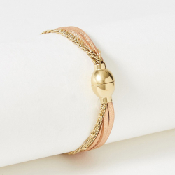 Bracelet femme flowers for zoÉ clover cuir clover231t1 - bracelets-femme - edora - 2