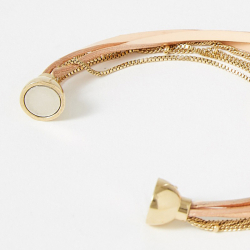 Bracelet femme flowers for zoÉ clover cuir clover231t1 - bracelets-femme - edora - 3