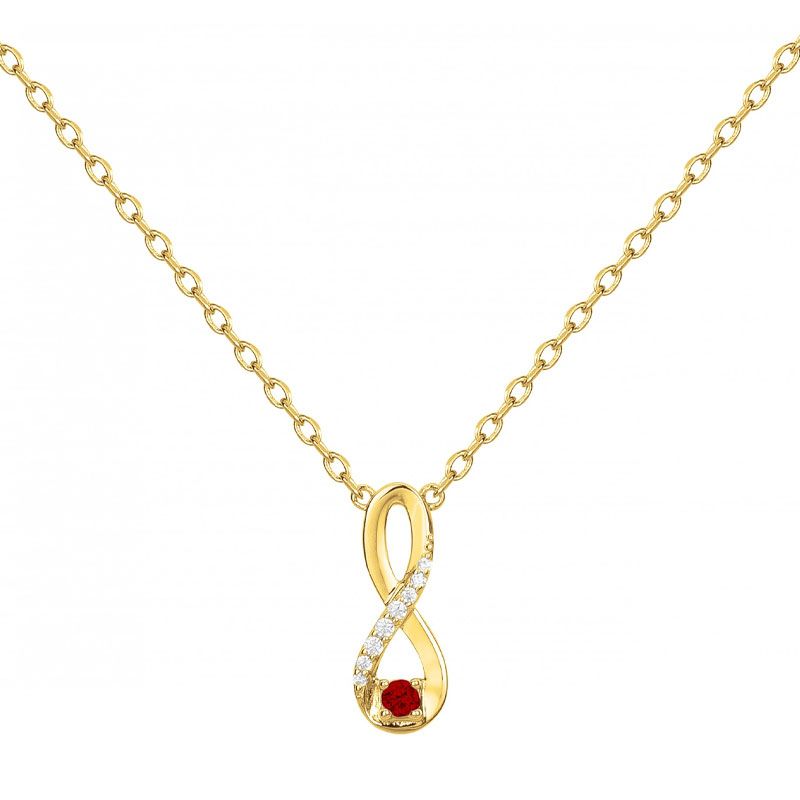 Collier femme infini edora plaquÉ or et oxydes edo76700220 - colliers-plaque-or - edora