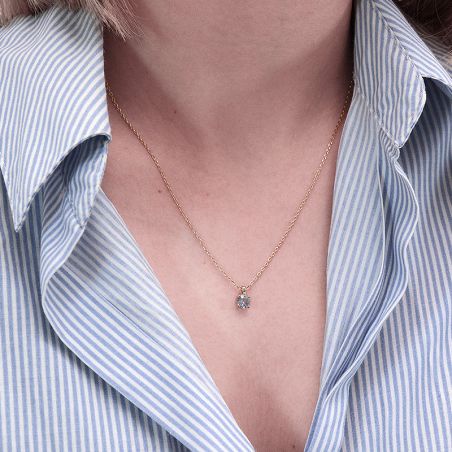 Collier homme & femme: chaine en or & argent, pendentif, sautoir - colliers-plaque-or - edora - 2