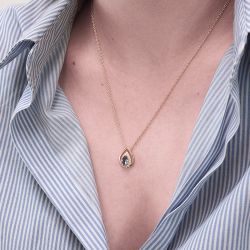 Collier femme edora plaquÉ or et oxydes edo76700153 - colliers-plaque-or - edora - 1