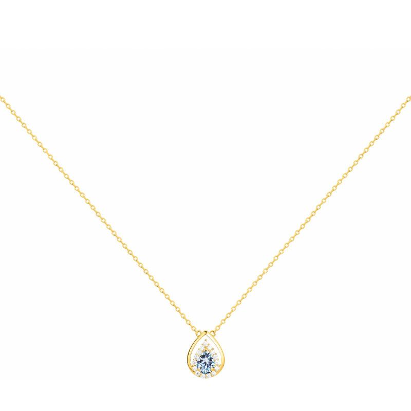 Collier femme edora plaquÉ or et oxydes edo76700153 - colliers-plaque-or - edora