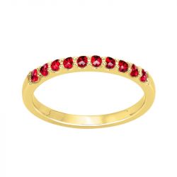 Bague femme edora plaqué or et oxydes edo76100293 - bagues-plaque-or - edora - 0