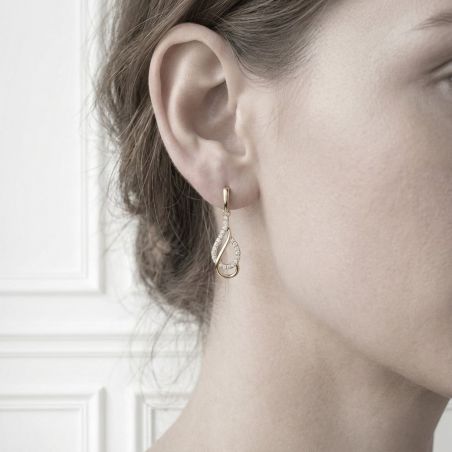 Boucles d’oreilles femme: pendantes, créoles, puces & piercing - boucles-d-oreilles-vermeil - edora - 2