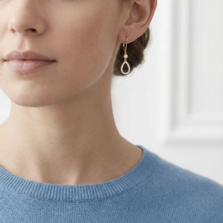 Boucles d’oreilles femme: pendantes, créoles, puces & piercing - boucles-d-oreilles-vermeil - edora - 2