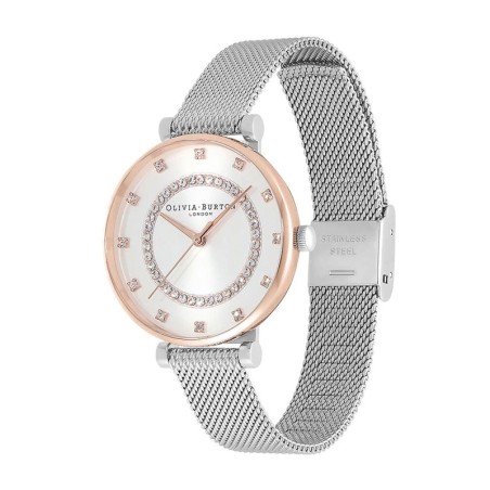 Montre femme olivia burton belgrave acier argenté 24000004 – analogiques
