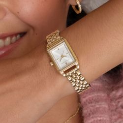 Montre femme olivia burton townhouse acier doré 24000013 - analogiques - edora - 1