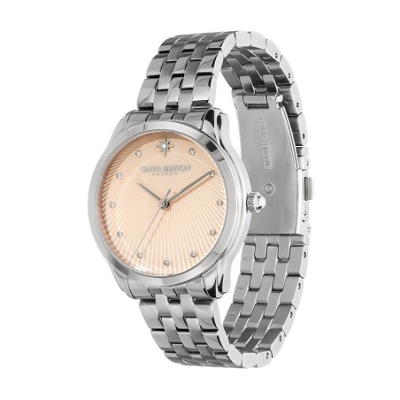 Montre femme olivia burton townhouse acier argenté 24000047 – analogiques