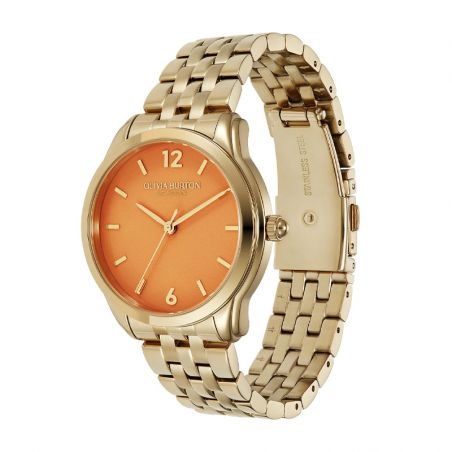 Montre femme olivia burton starlight acier doré 24000158 – analogiques