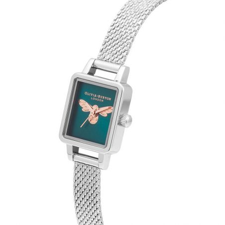 Montre femme olivia burton lucky bee acier argenté ob16fb27 – analogiques