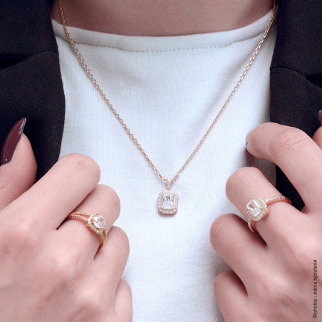 Colliers & chaines : collier or, collier plaqué or & argent - colliers-vermeil - edora - 2