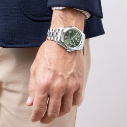 Montre Homme LOTUS Freedom cadran vert et acier gris 19002/4