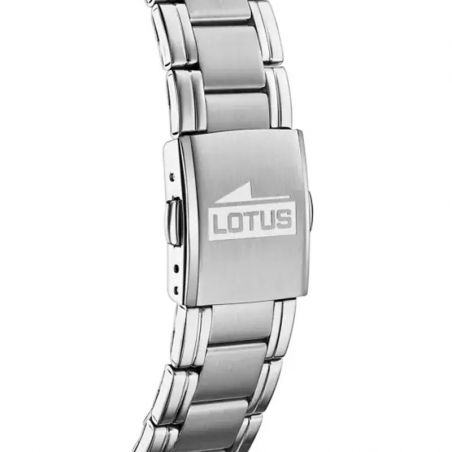 Montre homme multifonction lotus cadran vert et acier 18812/7 – analogiques