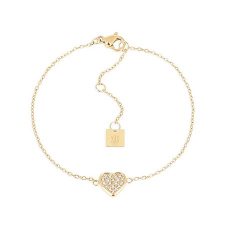 Bracelet or & argent, bracelet plaqué or, bracelet cuir & tissu - bracelets-acier - edora - 1