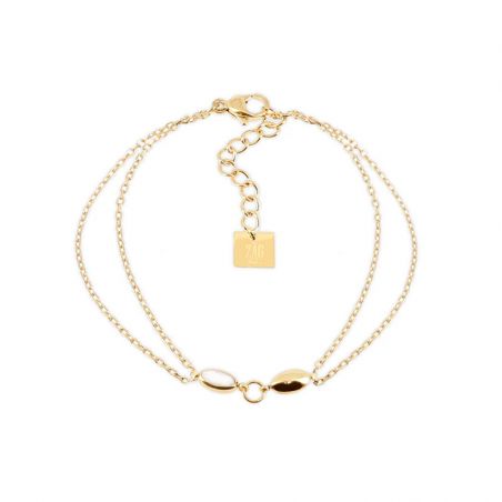 Bracelet femme zag bijoux sesta doré sbs25659-01sel – bracelets acier