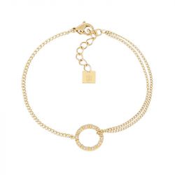 Bracelet femme ZAG Bijoux Surbo doré SBS27696-01WHT