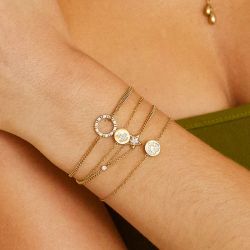 Bracelet femme ZAG Bijoux Surbo doré SBS27696-01WHT