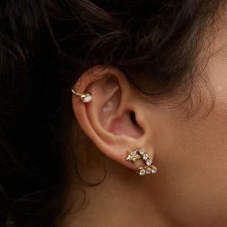 Boucles d'oreilles créoles ZAG Bijoux Isotta doré SEC26632-01SEL