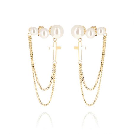 Boucles d’oreilles acier inoxydable: puces & créoles en acier - boucles-d-oreilles-acier - edora - 1