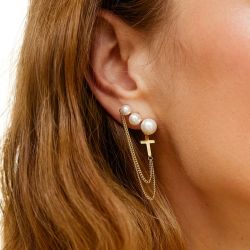 Boucles d'oreilles pendantes ZAG Bijoux Mezcal doré SEL27606-01SEL