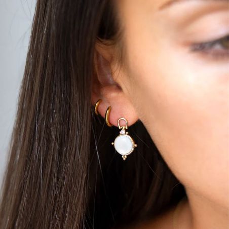 Boucles d'oreilles pendantes ZAG Bijoux Nima doré SEP27702-01SEL