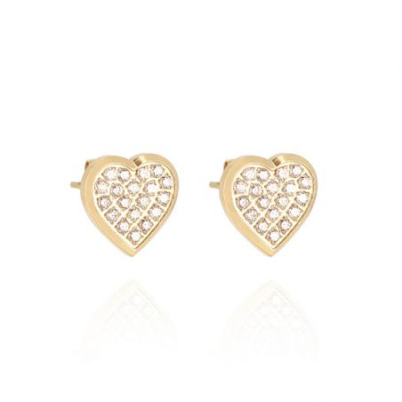 Boucles d’oreilles acier inoxydable: puces & créoles en acier - boucles-d-oreilles-acier - edora - 1