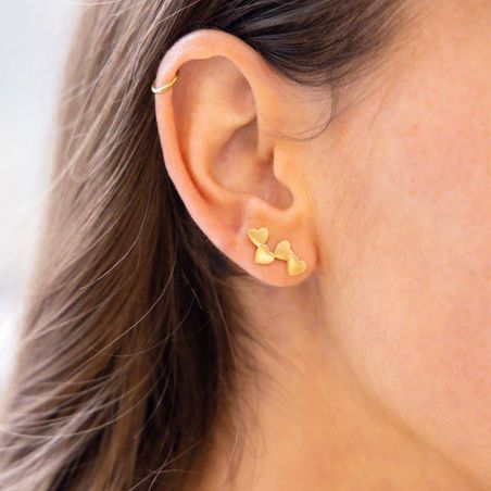 Boucles d’oreilles acier inoxydable: puces & créoles en acier - boucles-d-oreilles-acier - edora - 2