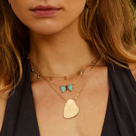 Colliers femme : sautoir femme, collier solitaire, chaîne femme - colliers-acier - edora - 2