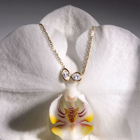 Colliers femme : sautoir femme, collier solitaire, chaîne femme - colliers-acier - edora - 2