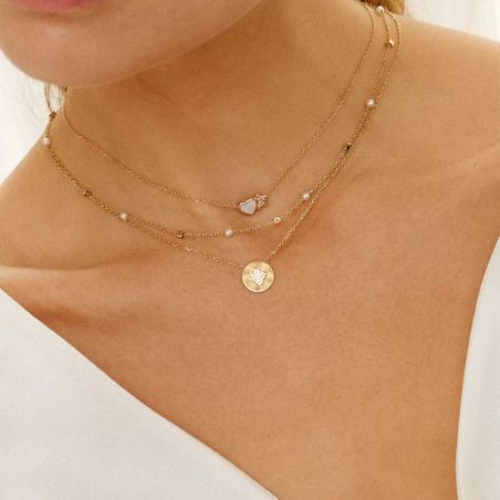 Colliers femme : sautoir femme, collier solitaire, chaîne femme - colliers-acier - edora - 2